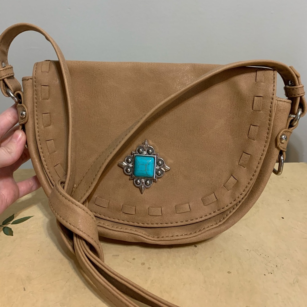 Suede Crossbody Bag